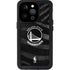NBA Golden State Warriors Black Animal Print iPhone 15 Pro Waterproof Case